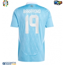 Moški Nogometni dresi Belgija Johan Bakayoko #19 Gostujoči EP 2024 Kratek Rokav